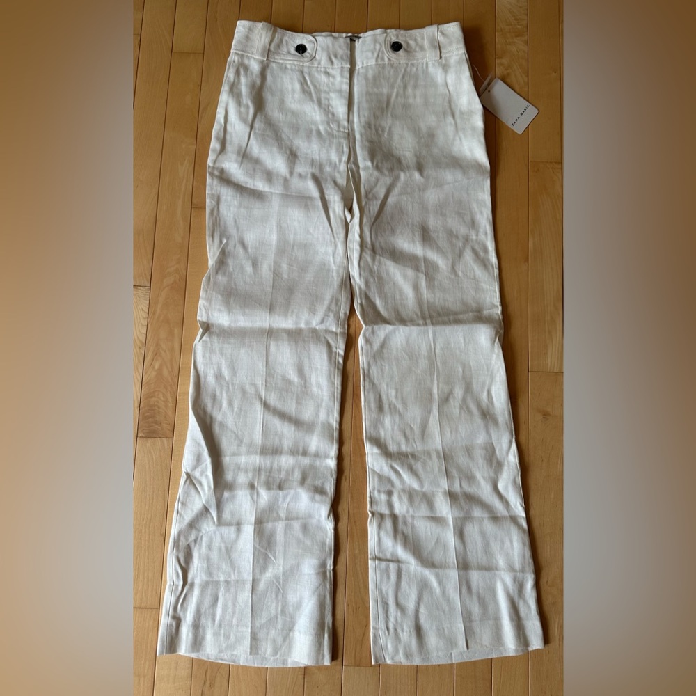 Zara soft-white pants
